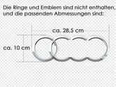 Wabengrill Kühlergrill Grill Schwarz für Audi A6 S6 C7 4G Limo Avant S Line MOPF 2015-2018